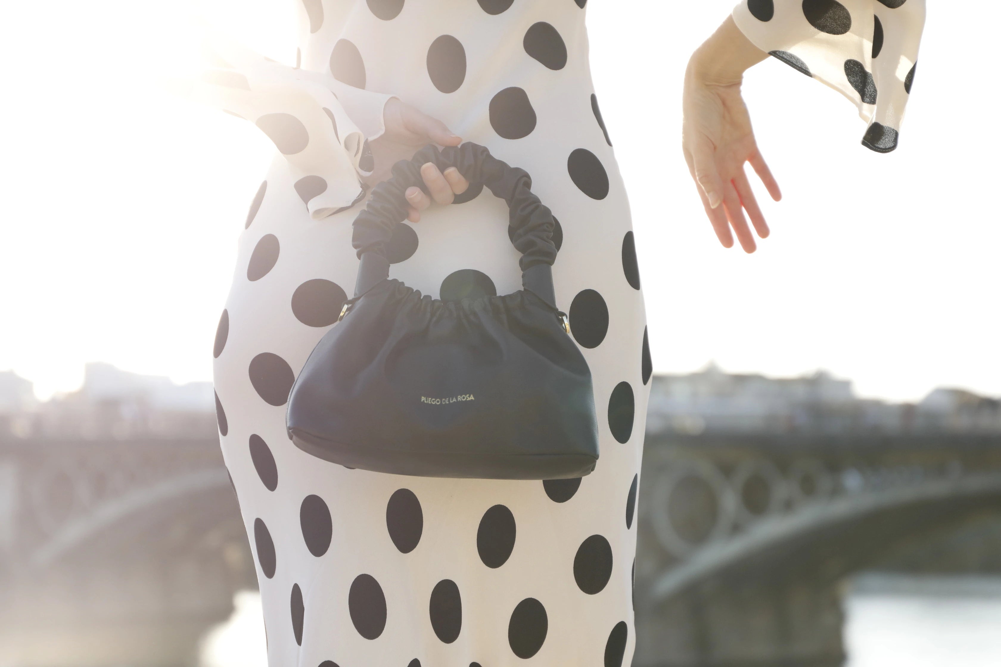 Mini Tango Black Edition - Napa cowhide leather bag
