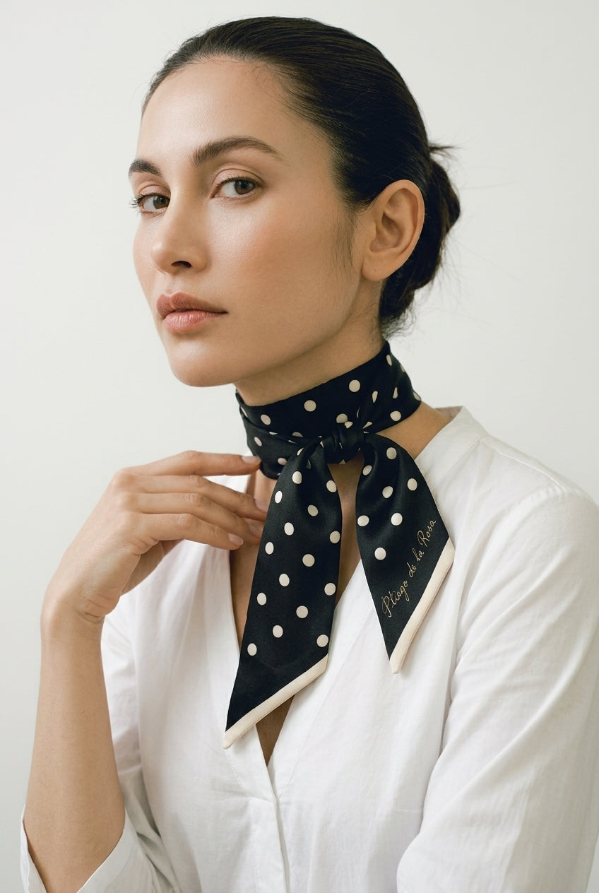 Silk Twilly · Solera · Black