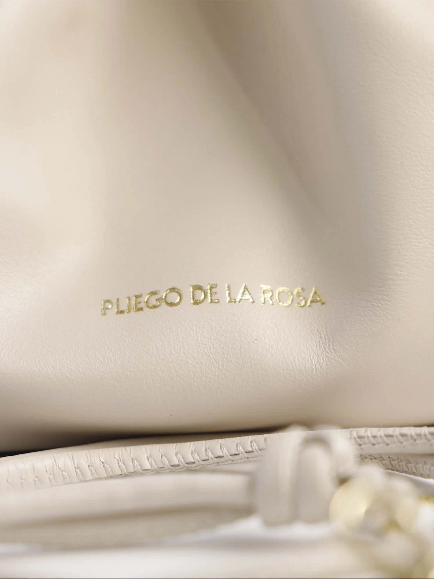 Mini Tango Ivory Edition – Bolso en piel de napa de vacuno - PLIEGO DE LA ROSA