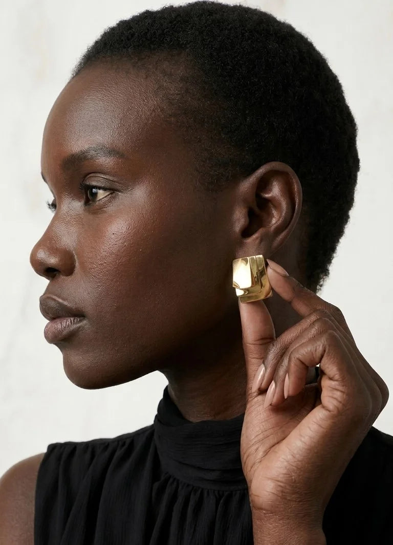 Quartz Earrings No. 09