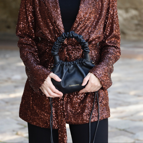 Mini Tango Black Edition - Bolso en piel de Napa de vacuno