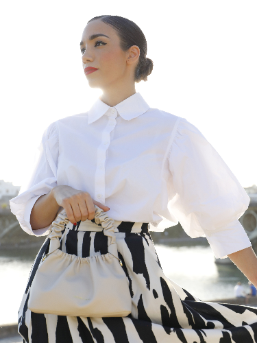 Mini Tango Ivory Edition – Bolso en piel de napa de vacuno