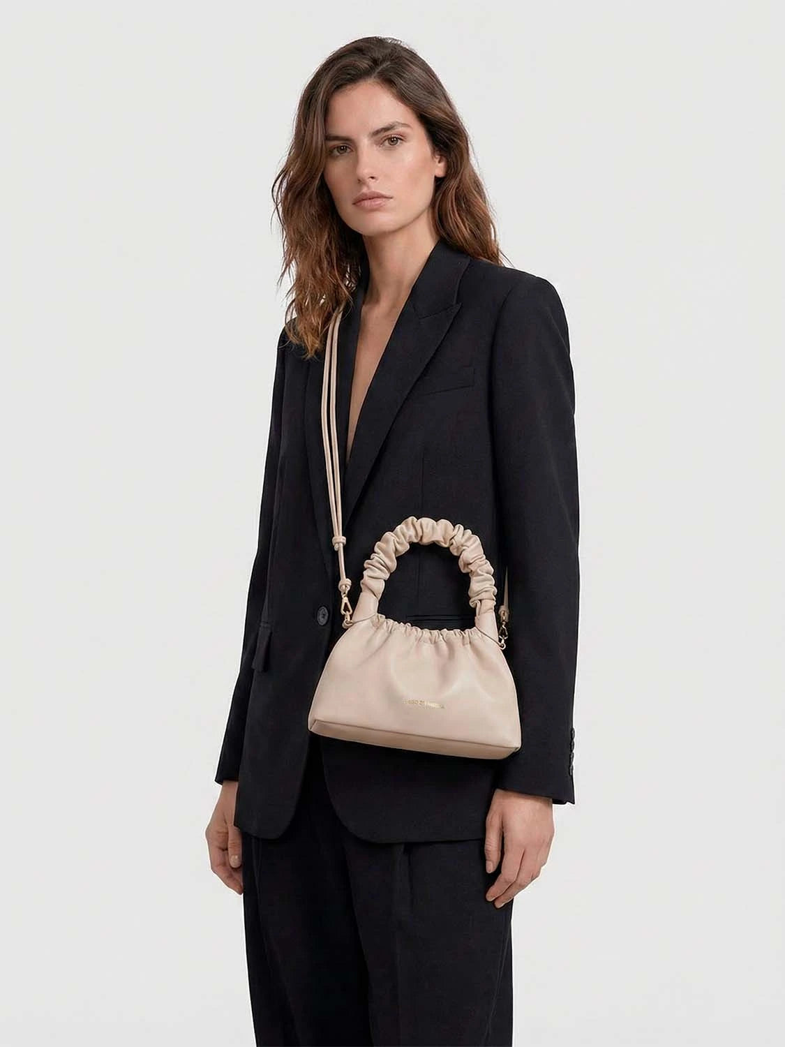 Mini Tango Ivory Edition – Bolso en piel de napa de vacuno - PLIEGO DE LA ROSA