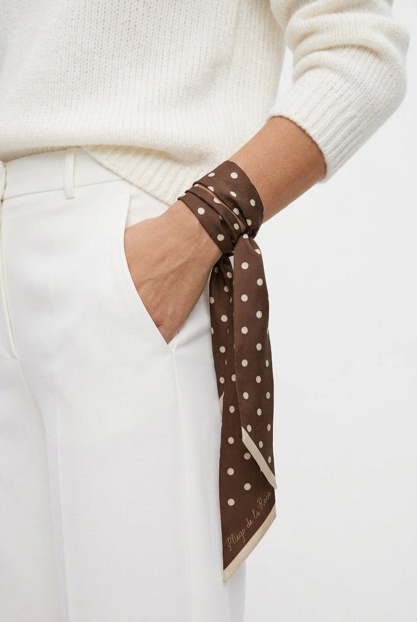 Silk Twilly · Solera · Chocolate