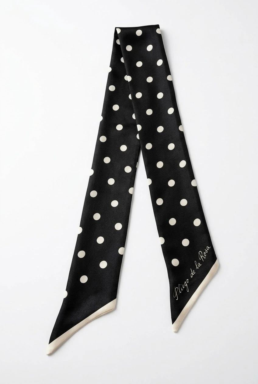 Silk Twilly · Solera · Black