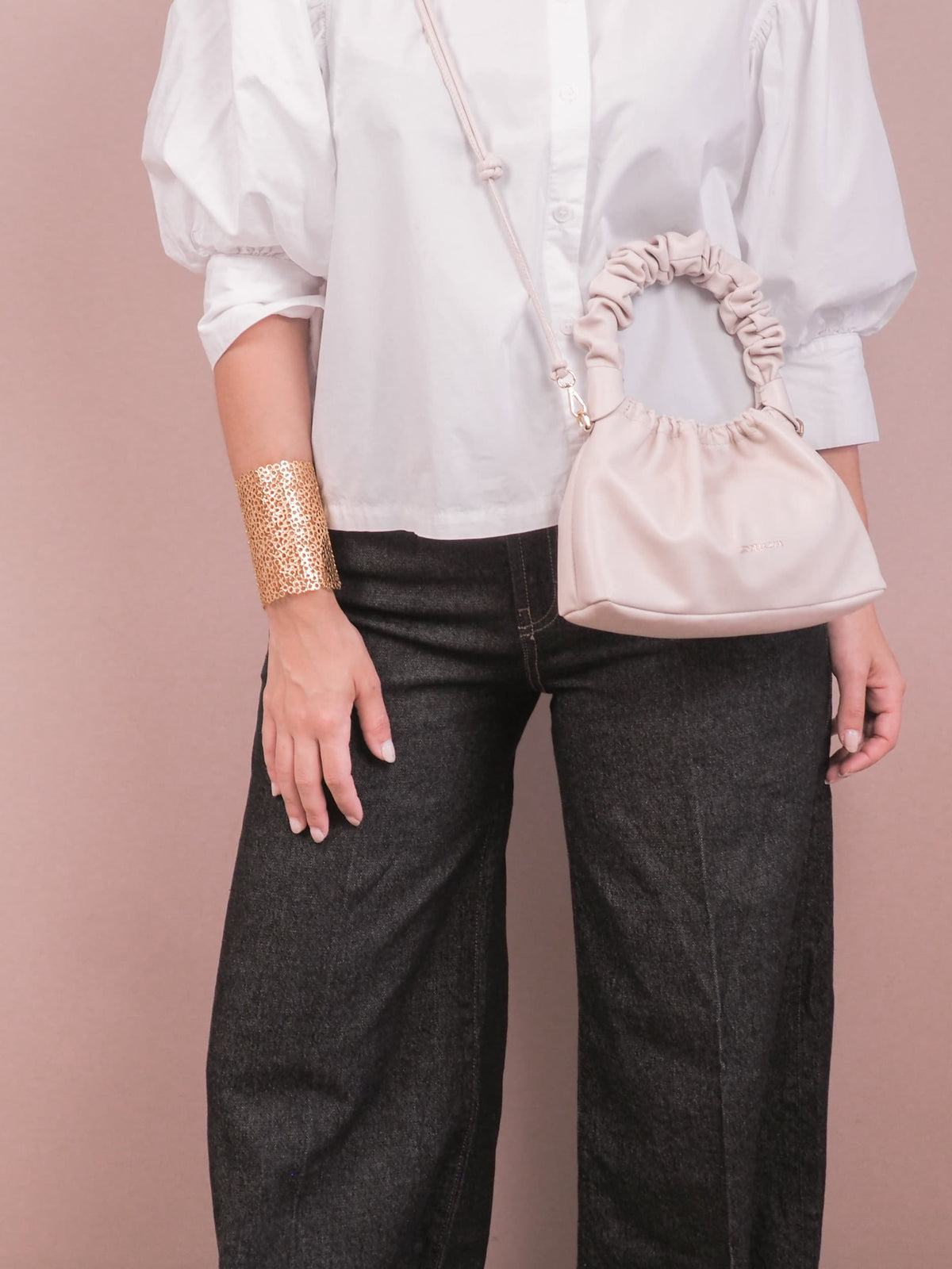 Mini Tango Ivory Edition – Bolso en piel de napa de vacuno