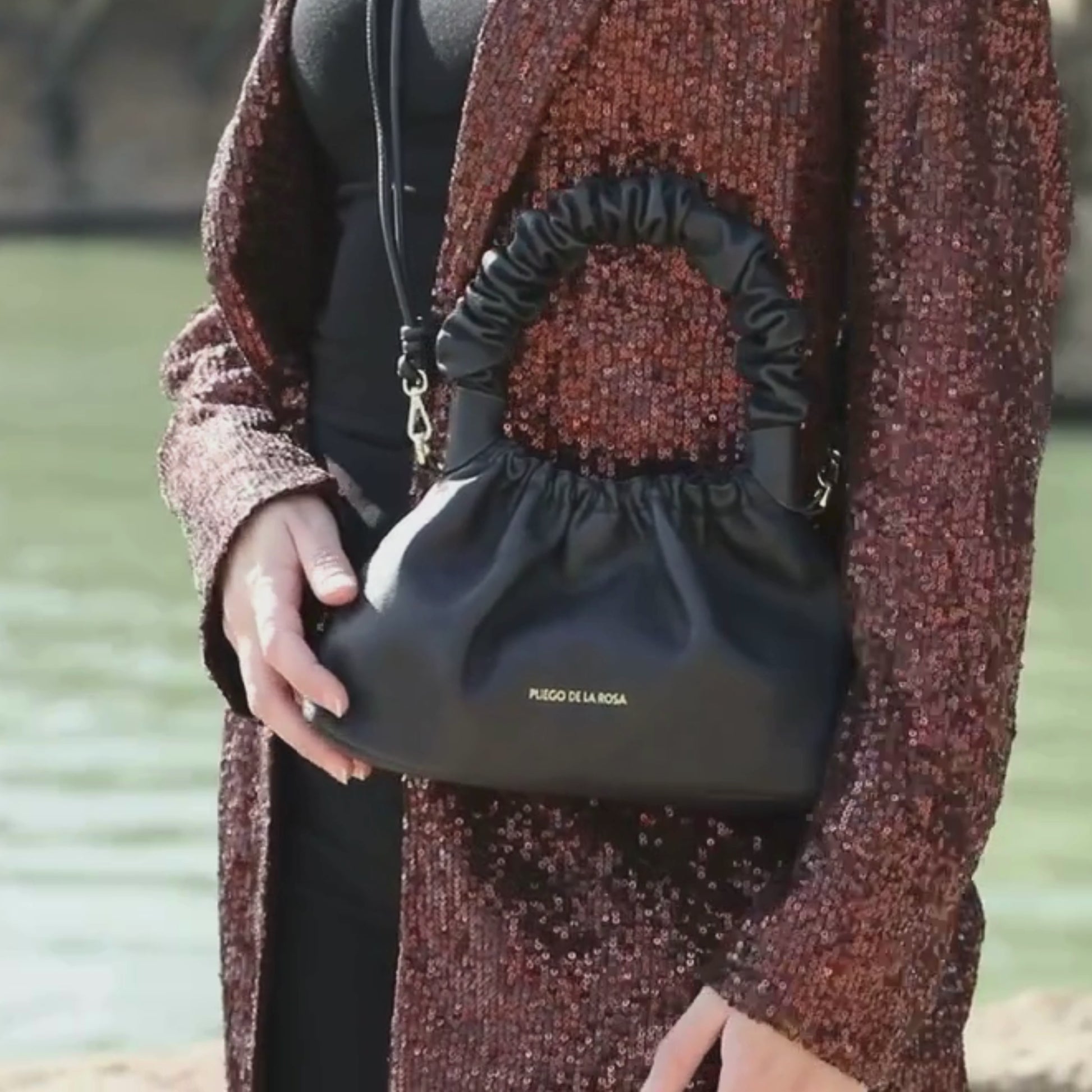 Mini Tango Black Edition - Bolso en piel de Napa de vacuno